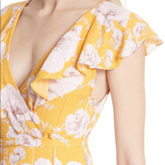 Free people French quarter floral mini wrap dress - Picture 3 of 6